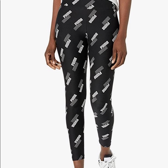 Puma Women’s Power High Waist Leggings & Puma Cropped Short Sleeve Tee - Picture 6 of 9